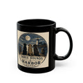 Three Hounds Harbor Coffee Mug — Nautical Lighthouse Dog Lover Mug (11oz/15oz)
